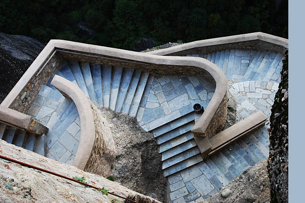 Stairs in Meteora Greek