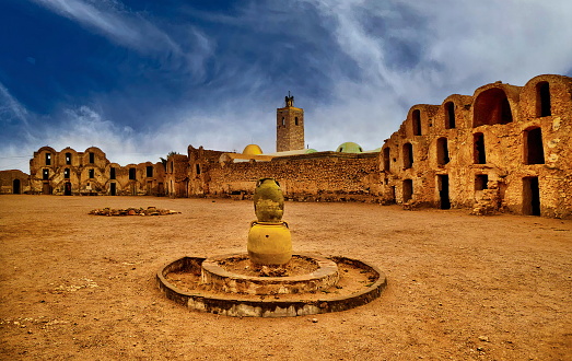 The Ksar of Metameur, a typical example of Berber architecture, ia a village with around 1500 inhabitants in the south of Tunisia located near Medenine.