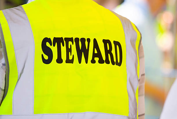 steward - tabard photos et images de collection