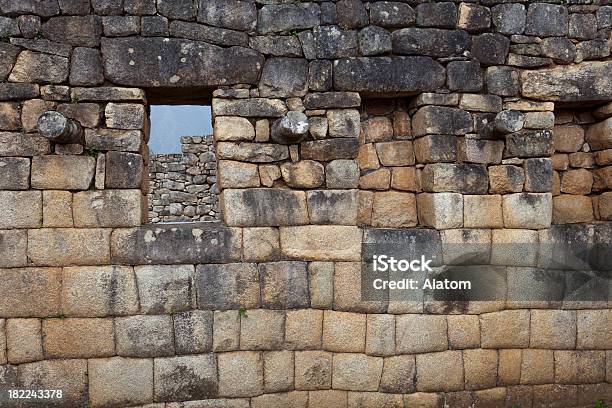 Inca Wall At Machu Picchu Stock Photo - Download Image Now - Cusco City, House, Ancient
