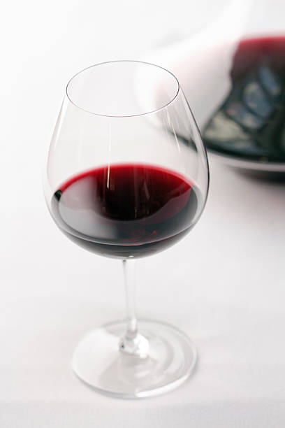 istock Red Wine in Wineglass with Decanter 182243445