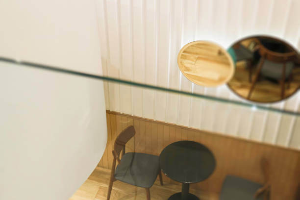 istock Interior of stylish white and green room 1822436072