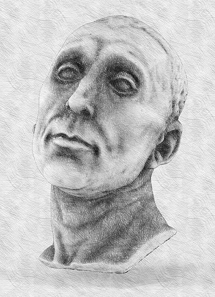istock Classical draw. Imitation of hand drawing. 182243671