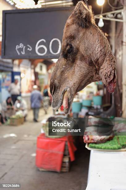 Camel Butcher Shop Fez Morocco Stock Photo - Download Image Now - Africa, African Culture, Alley
