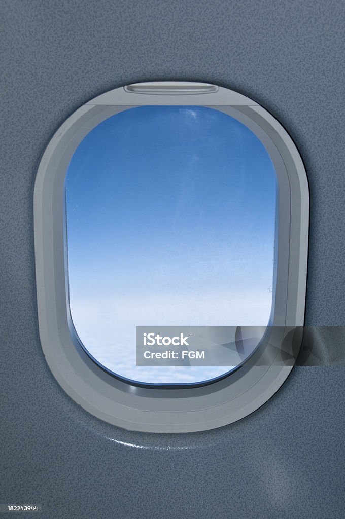 Avion fenêtre - Photo de Avion libre de droits