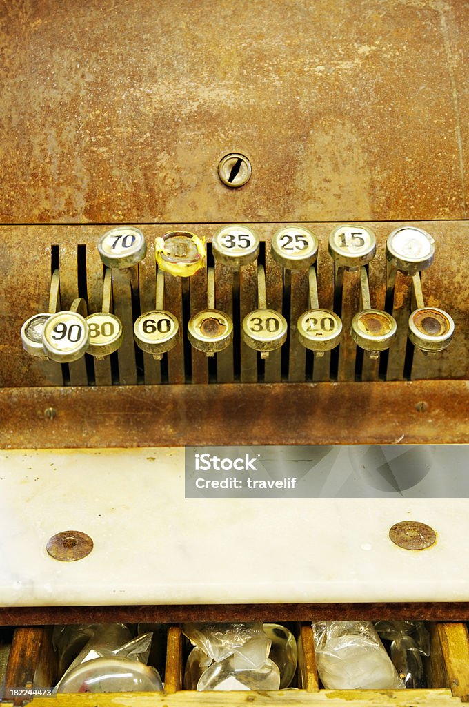 Close-up of old cash register Please check my lightbox 'Shopping': Antique Stock Photo