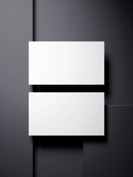 istock Business card paper with dark background 1822450066