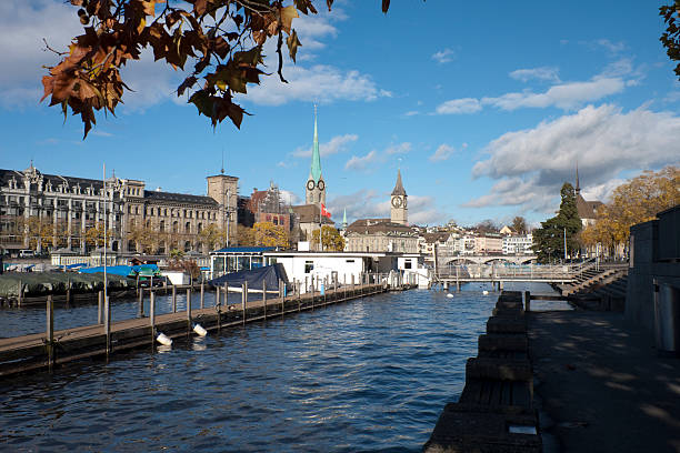 istock Zurich skyline over the Limmat River 182245060