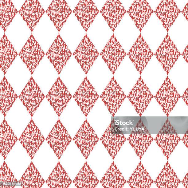 Red Diamond Pattern Vector Red Diamond Pattern Stock Illustration - Download Image Now - Abstract ...