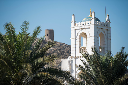 Riyam, Muscat, Oman: Riyam Censer - giant ornamental incense burner, built on a hill above Al Riyam park in honor of Oman's 20th National Day and offers great views of the harbor and coast. It celebrates Oman’s history of frankincense.
