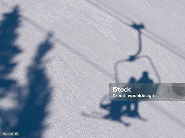 Ski Wyciągu Krzesełkowego Shadow - zdjęcia stockowe i więcej obrazów Abstrakcja - Abstrakcja, Narciarstwo, Alpy