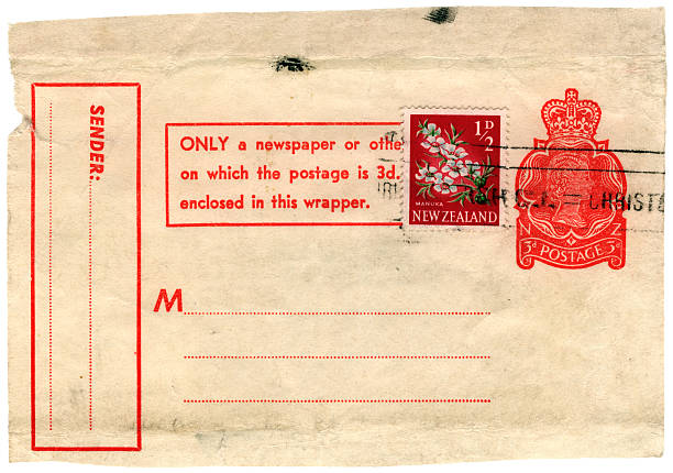 istock Newspaper wrapper from New Zealand 182246125