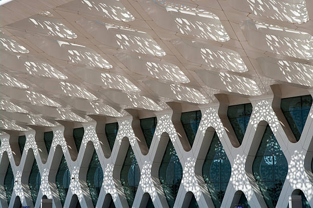 istock Diamond shapes of modern building 182246260