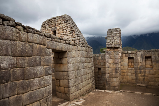 Houses at Machu Picchu