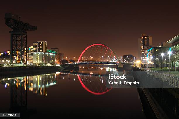 Stillness And Reflections On The River Clyde Glasgow Stock Photo - Download Image Now