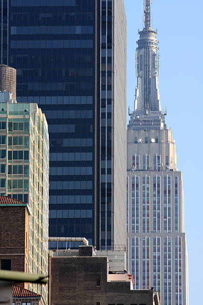 Manhattan architecture stock photo