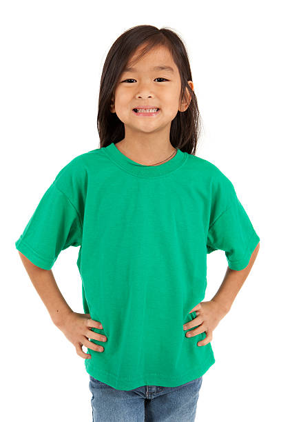 t-shirt serie - green t shirt foto e immagini stock