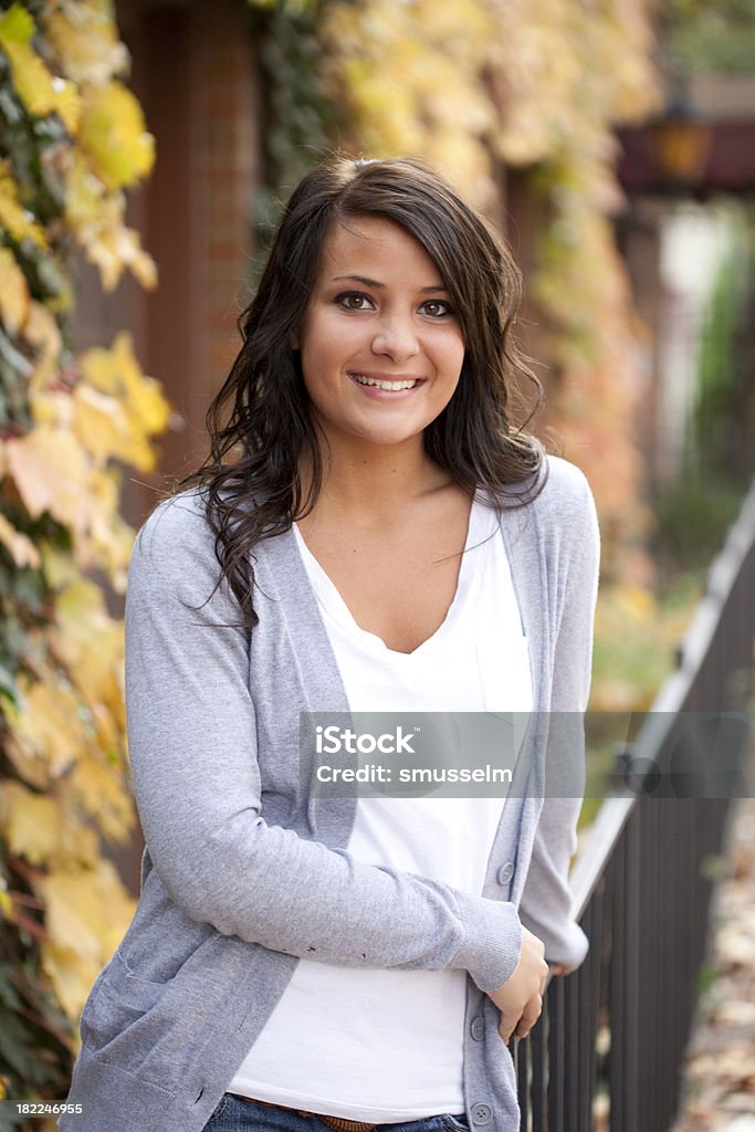 Pretty Young Highschool/College Girl  18-19 Years Stock Photo