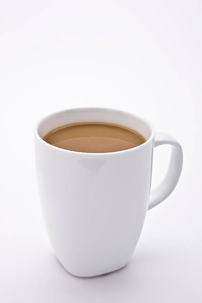 istock Cappuccino Coffee in White Porcelain Cup 182247117