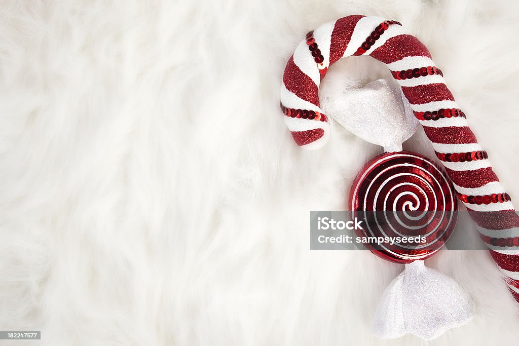 Sfondo di Natale - Foto stock royalty-free di Bastoncino di zucchero
