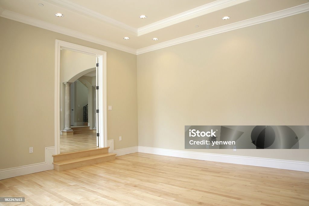 Newly Remodeled Family Room Newly Remodeled Family RoomConstruction Lightbox Ceiling Stock Photo