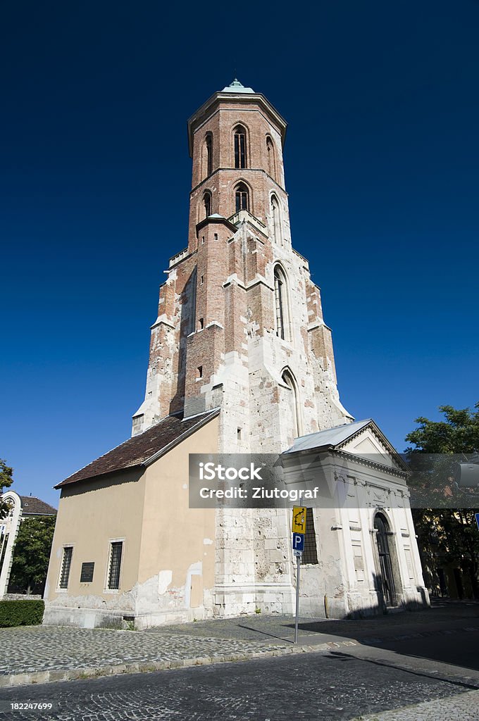 Maria Magdalena Tower, Budapeste - Royalty-free Arruinado Foto de stock