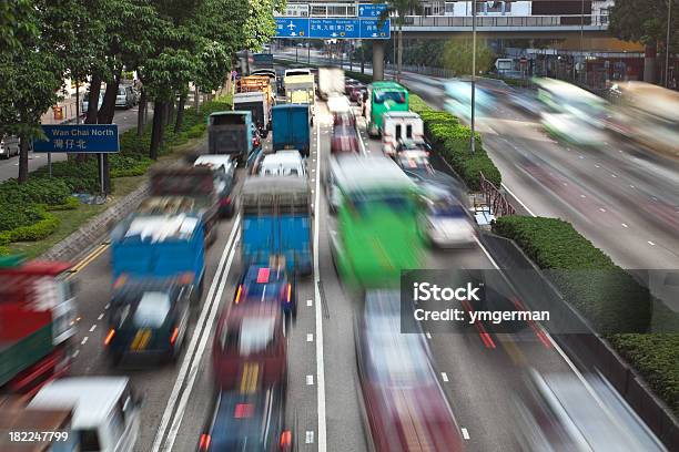 Engarrafamento Em Hong Kong - Fotografias de stock e mais imagens de Ao Ar Livre - Ao Ar Livre, Autoestrada, China