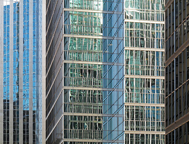 istock Reflections of Office Buildings In Windows 182247981
