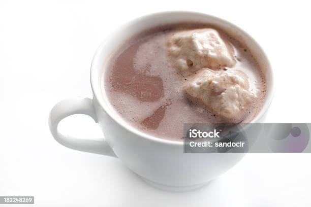 Cioccolata Calda - Fotografie stock e altre immagini di Caffè-latte - Caffè-latte, Marshmallow, Bevanda calda