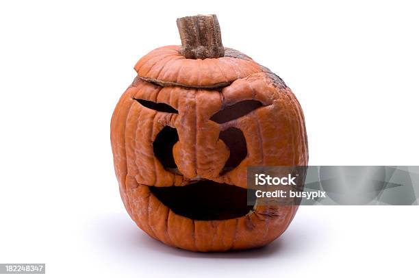 Pudrirse Jackolantern Foto de stock y más banco de imágenes de Calabaza gigante - Calabaza gigante, Pudrirse, Linterna de Halloween