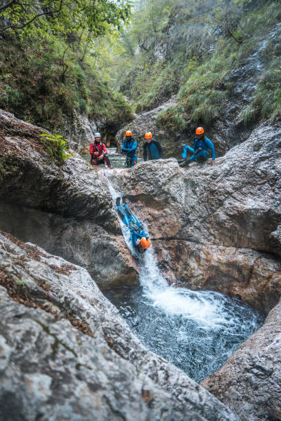 istock Diverse Friends Canyoning Adventure 1822485326