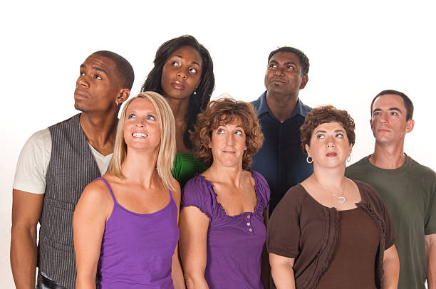 istock Group of People Looking Away 182249402