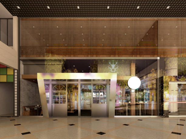 istock 3d render of restaurant bar and cafe exterior 1822494628