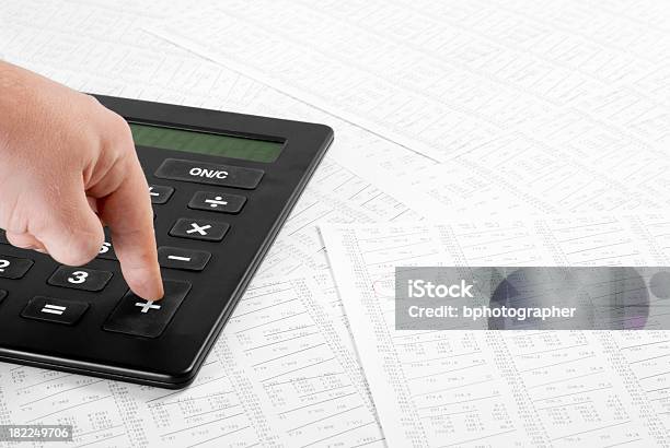 Finger Pushing Plus Button Stock Photo - Download Image Now - Black Color, Business, Calculating