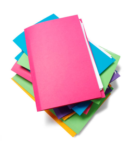 istock Pile of Multi Coloured Files 182249963