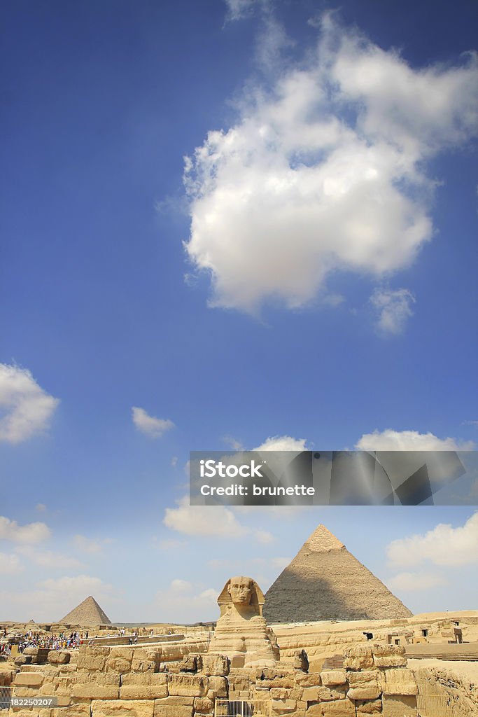 Sphinx et les pyramides - Photo de Antique libre de droits