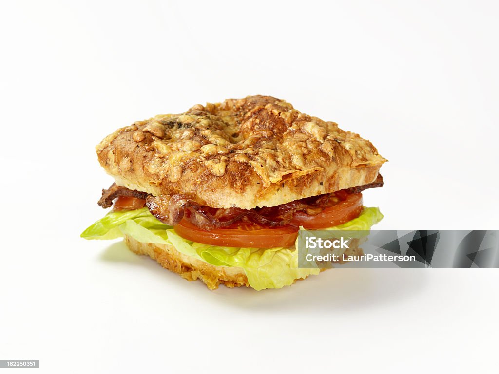 BLT-Sandwich - Lizenzfrei Ansicht aus erhöhter Perspektive Stock-Foto