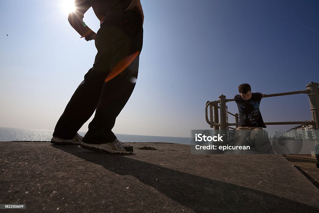 パルクールと freerunning - 1人のロイヤリティフリーストックフォト