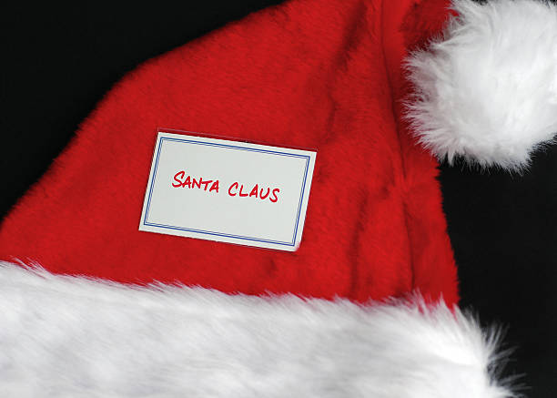 istock Santa Claus name badge 182250752