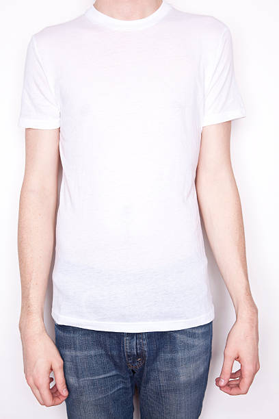 istock Blank White T-Shirt Crop 182251171