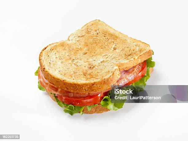 Photo libre de droit de Sandwich Grillé Au Jambon Et Audessus De banque d'images et plus d'images libres de droit de Aliment - Aliment, Aliment grillé, Alimentation lourde