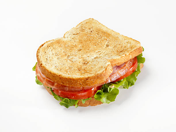istock Toasted Ham Sandwich from Above 182251735