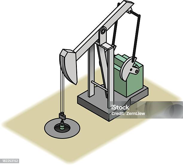 Pumpjack - Immagini vettoriali stock e altre immagini di Animale estinto - Animale estinto, Assonometria, Cavallo a dondolo