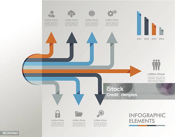 Infografika Szablon Projektu Z Elementami Streszczenie Zestaw Ilustracja Eps10 Pliku - Stockowe grafiki wektorowe i więcej obrazów Aplikacja mobilna