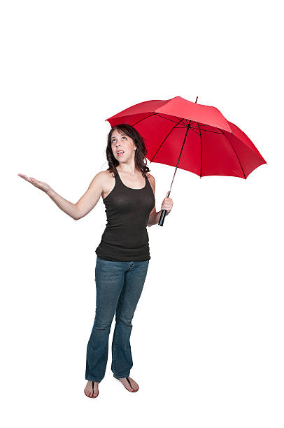 istock Woman Holding Umbrella 182253535