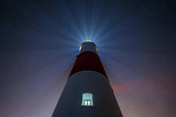 istock Portland Bill Lighthouse at night 1822542077