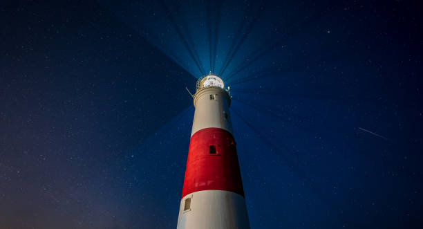 istock Portland Bill Lighthouse at night 1822542479