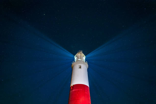 istock Portland Bill Lighthouse at night 1822542653