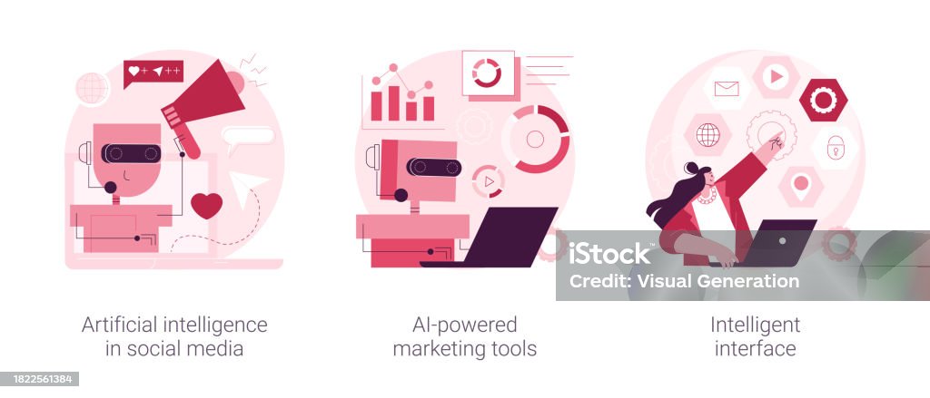Automated Algorithm Abstract Concept Vector Illustrations Stock ...