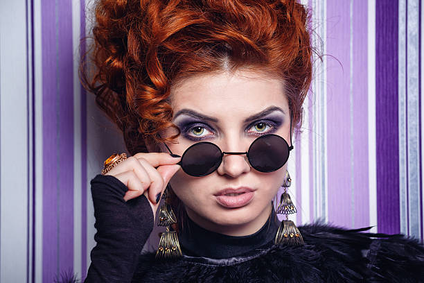 istock Girl looking over her glasses 182259793
